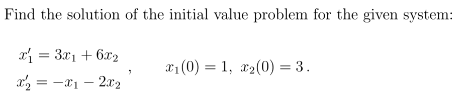 Solved Find the solution of the initial value problem for | Chegg.com