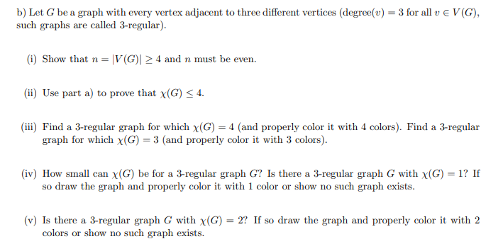 Solved A Let G Be A Graph With Maximum Degree K The Max Chegg Com