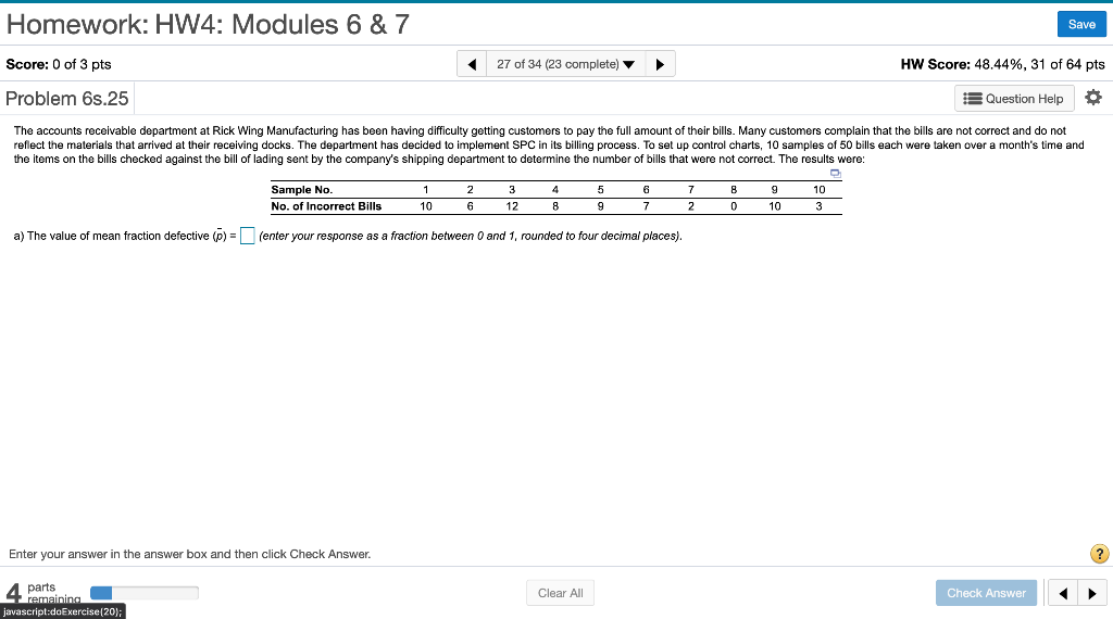 Solved Homework: HW4: Modules 6 & 7 Save Score: 0 of 3 pts | Chegg.com