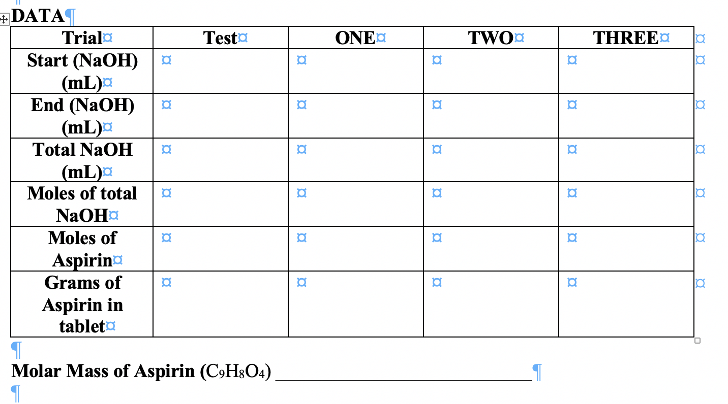 Solved Titration experiment 50 Points Trial 1st accurate