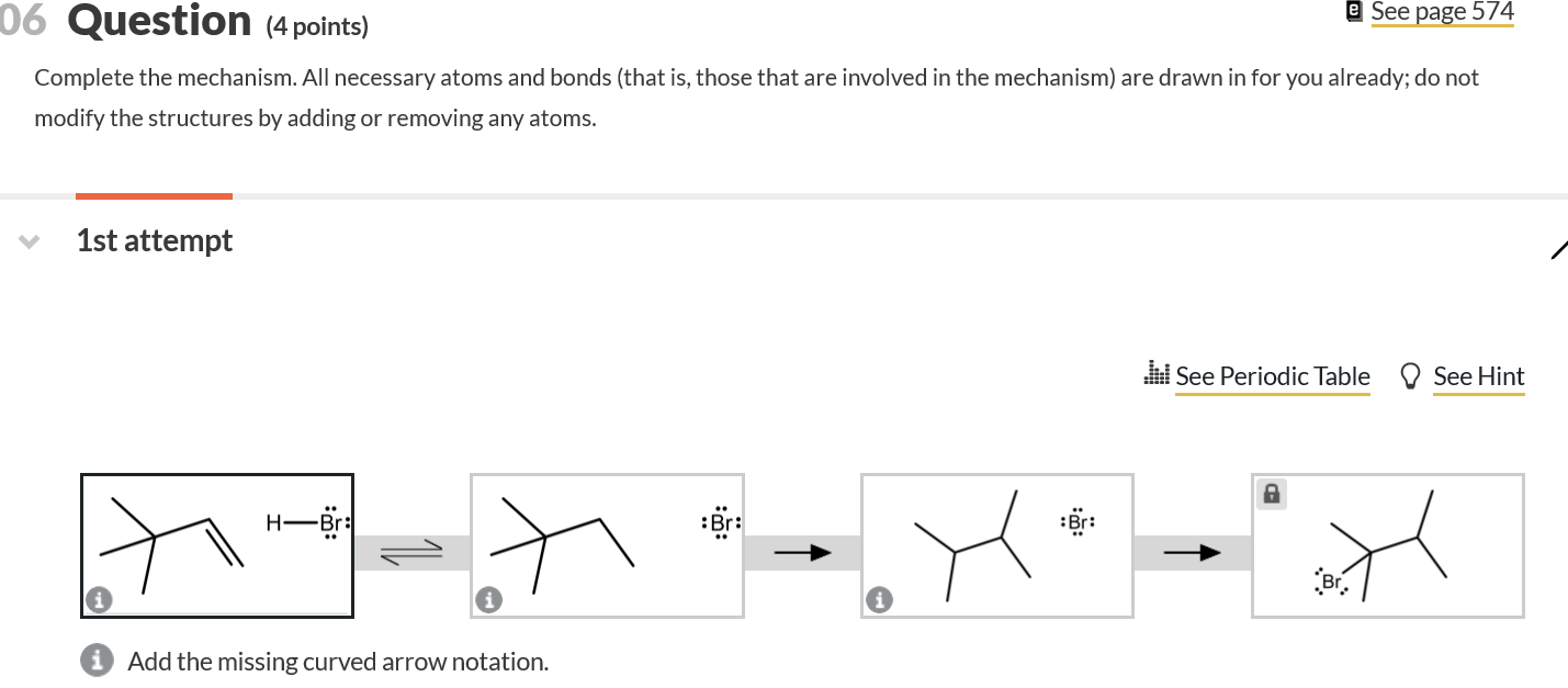 Solved 06 Question (4 points) e See page 574 Complete the | Chegg.com