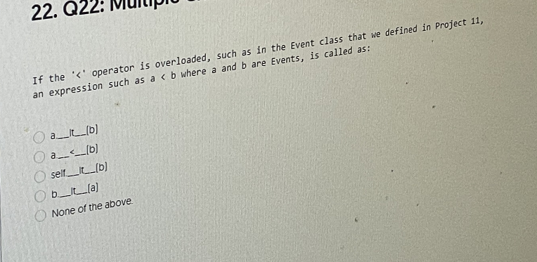 Solved 22. Q22: If the