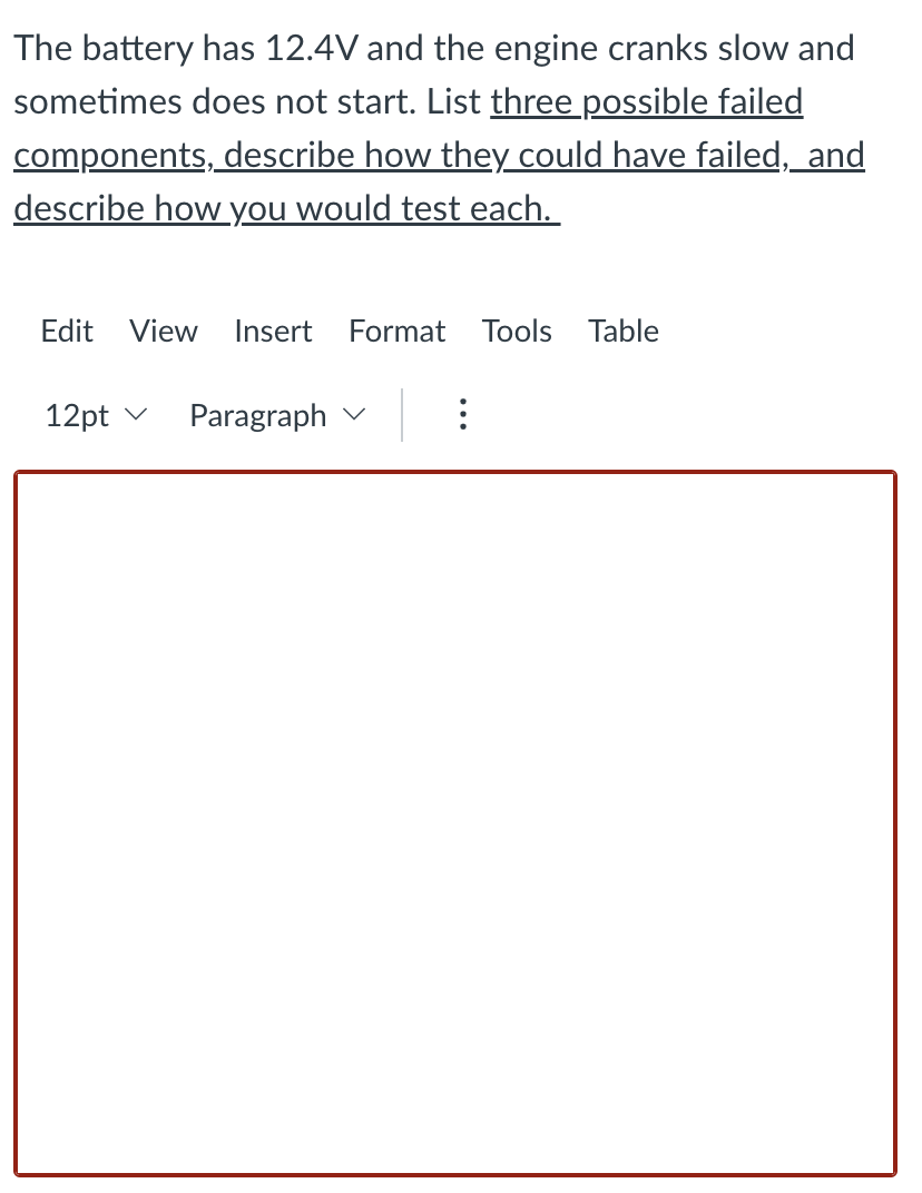 [Solved] The battery has 12.4V and the engine cranks slow