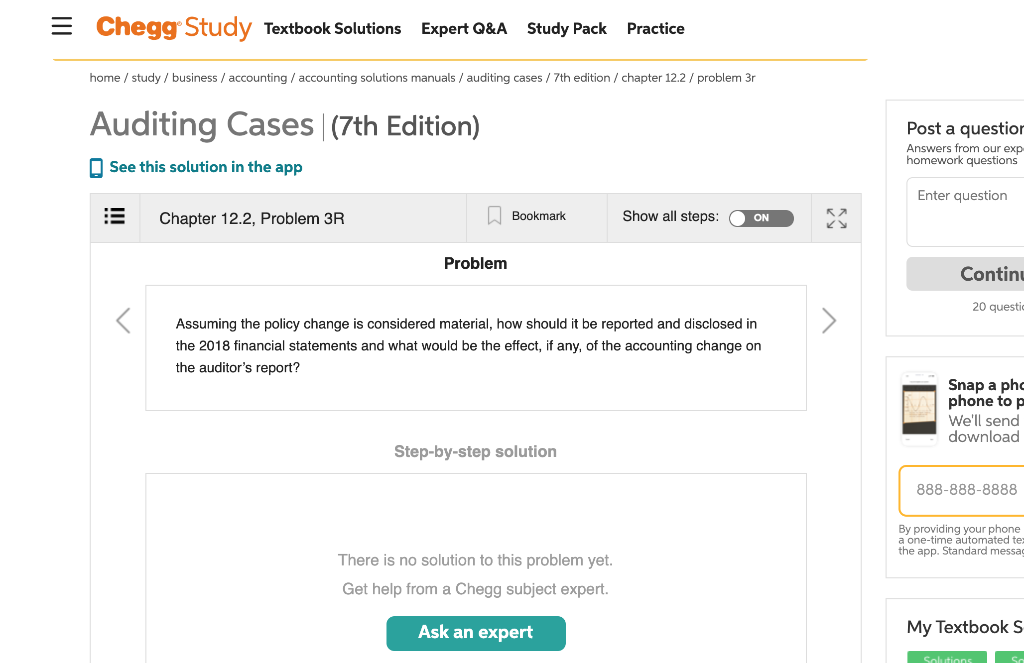 Solved = Chegg Study Textbook Solutions Expert Q&A Study | Chegg.com