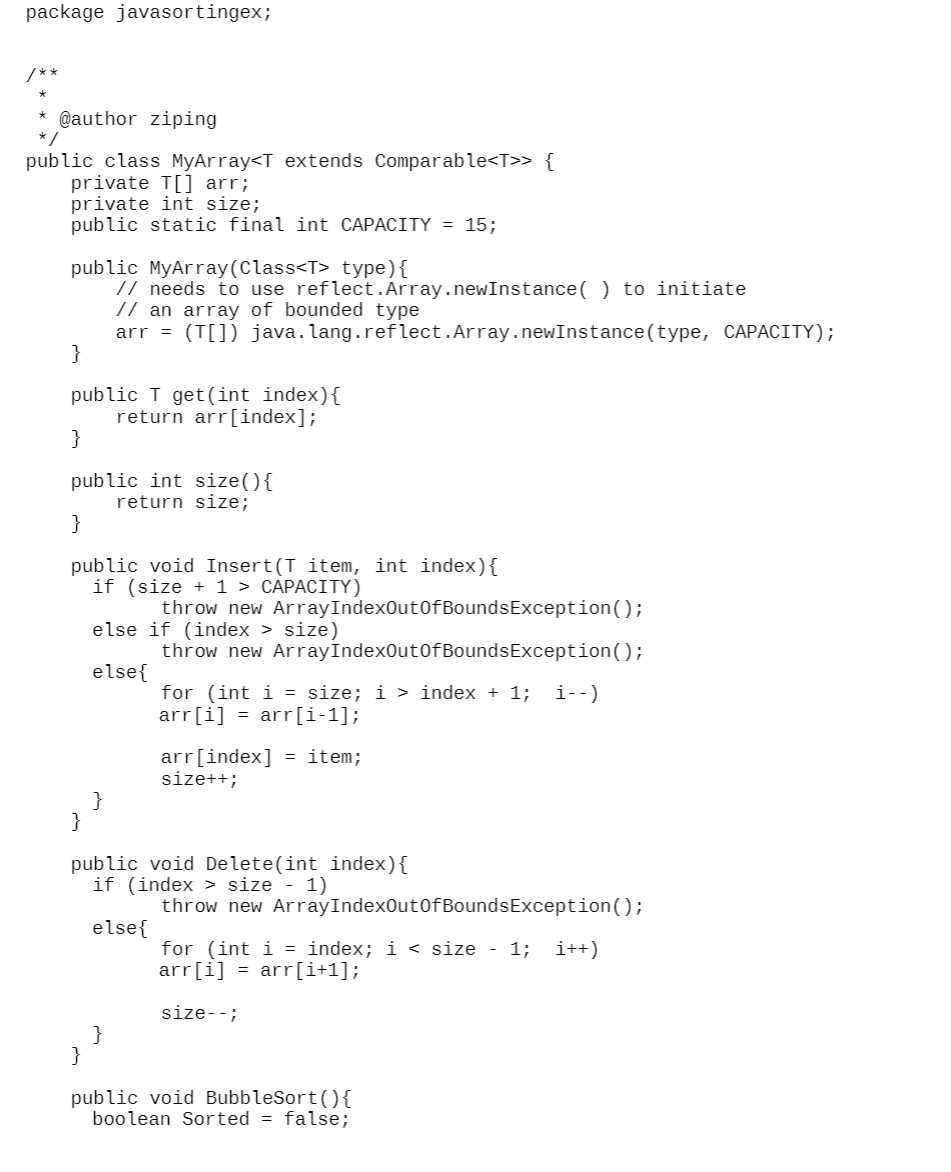 Show fully functional Java code and screenshots of | Chegg.com