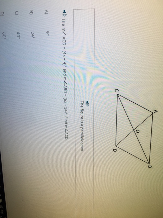 Solved Quadrilateral ABCD Is A Parallelogram If Both Pairs | Chegg.com