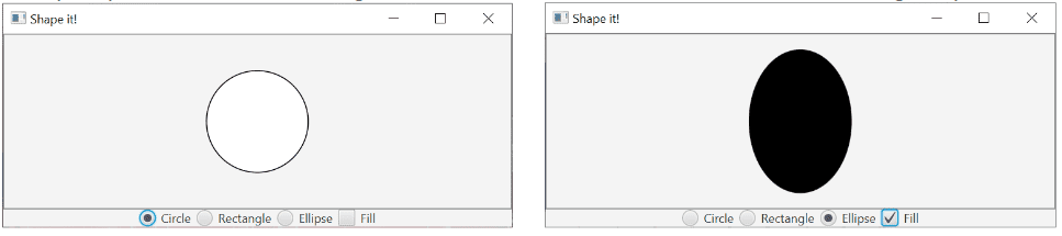 Solved JavaFX - please help Write a program that draws | Chegg.com
