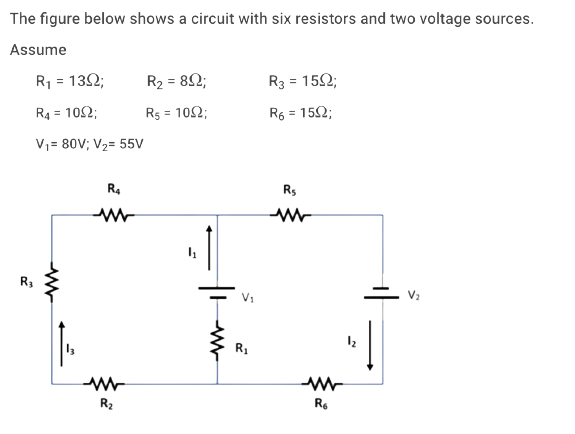 Solved A) Using KVL, Write Down Two Equations To Find Out | Chegg.com