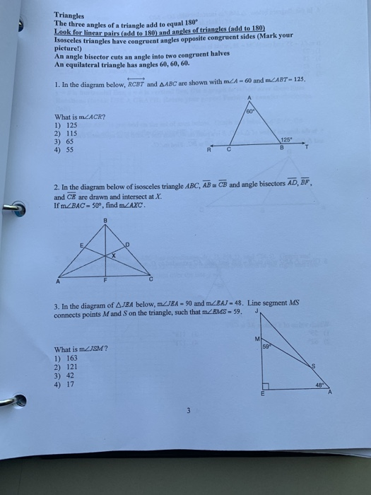 how many degrees does a triangles three angles always add up to