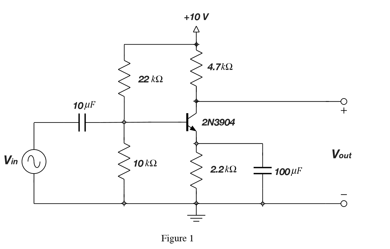 Solved • Calculate the theoretical voltage gain Vout / Vim | Chegg.com