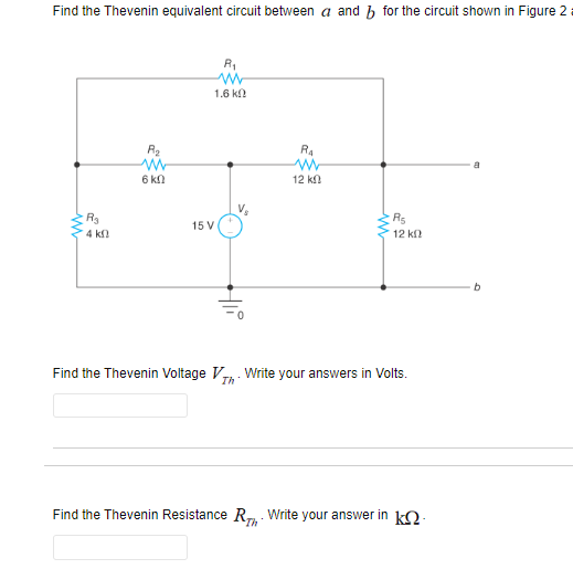 Solved Find The Thevenin Equivalent Circuit Between A And B | Chegg.com