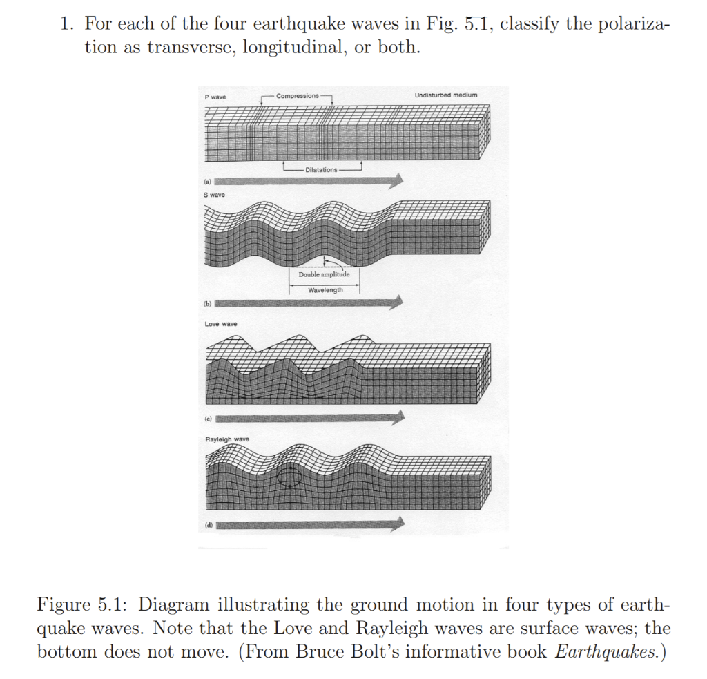 motion of p waves