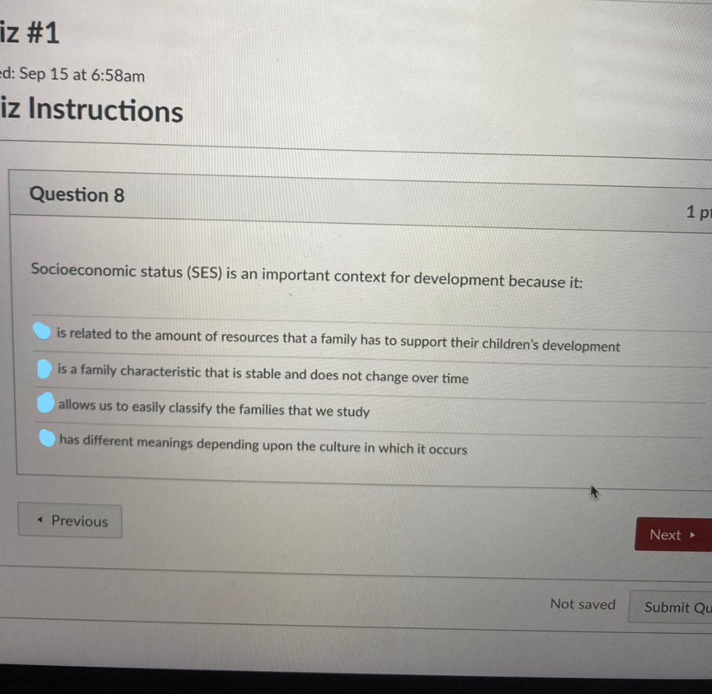 Solved iz #1 ed: Sep 15 at 6:58am iz Instructions Question 8 | Chegg.com
