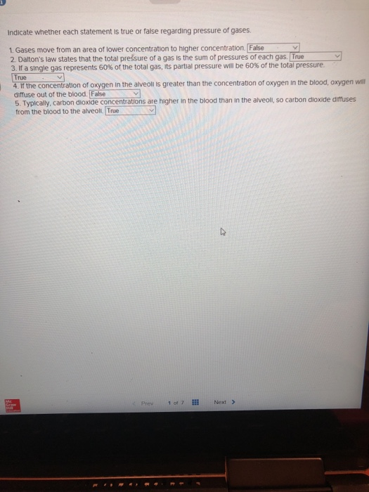 Solved Indicate whether each statement is true or false | Chegg.com