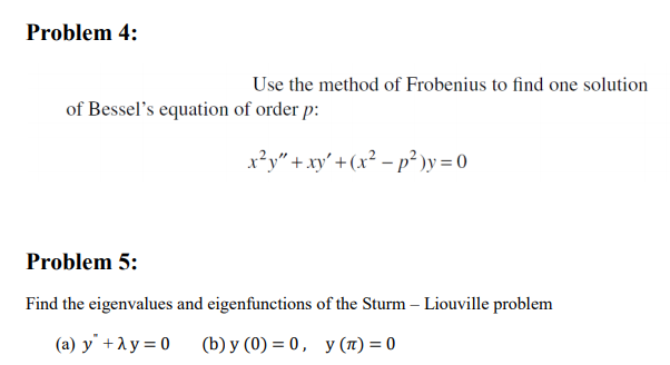 Solved Use The Method Of Frobenius To Find One Solution Of | Chegg.com