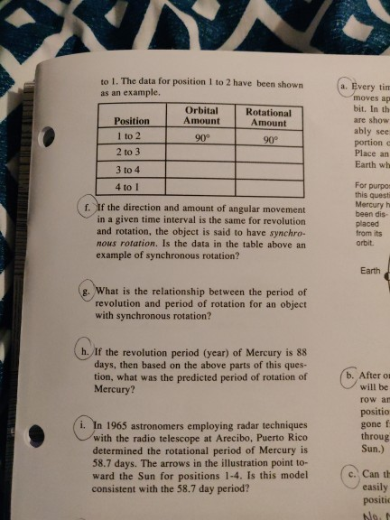 What Is The Revolution Period Of Mercury In Earth Years