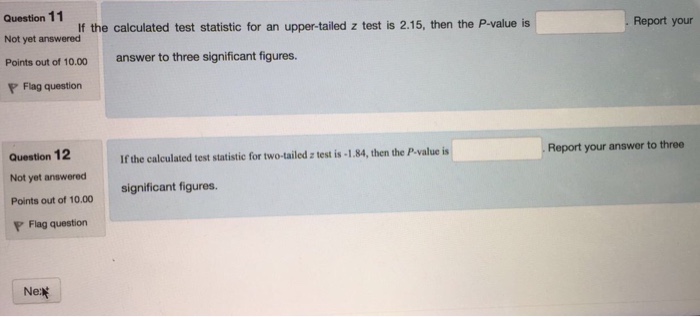 solved-if-the-calculated-test-statistic-for-an-upper-tailed-chegg