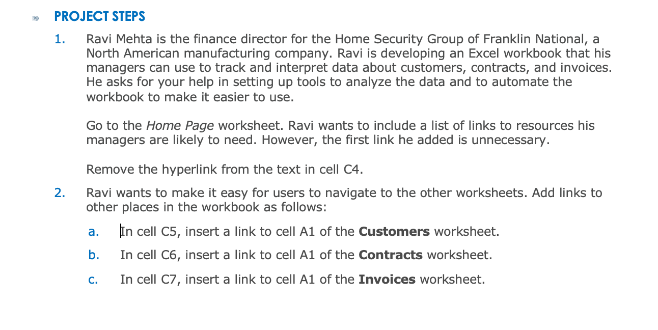 1. Ravi Mehta is the finance director for the Home | Chegg.com
