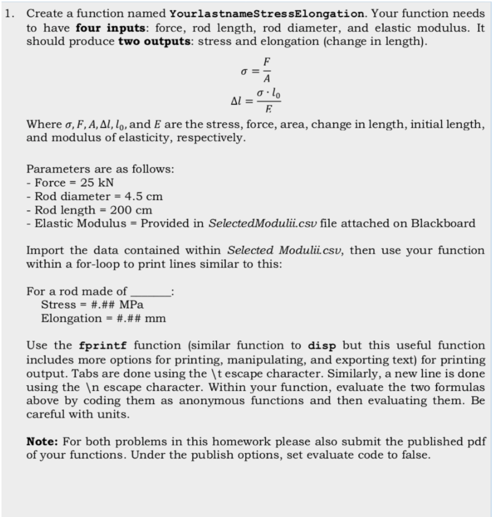 anonymous function matlab for loop