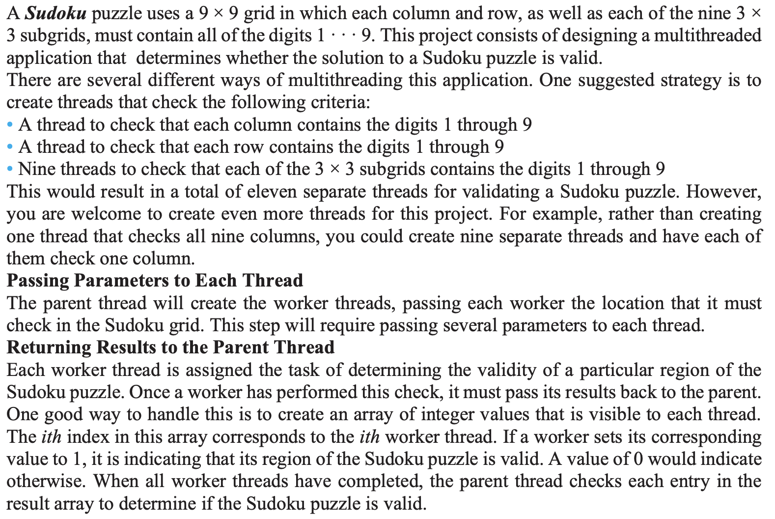 Solved Sudoku Solution Validator (please comment on each | Chegg.com