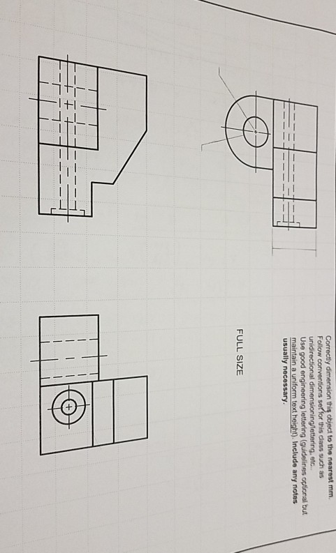 Solved Correctly Dimension This Object Generically Using Chegg Solved Correctly Dimension This Object Generically Using Chegg