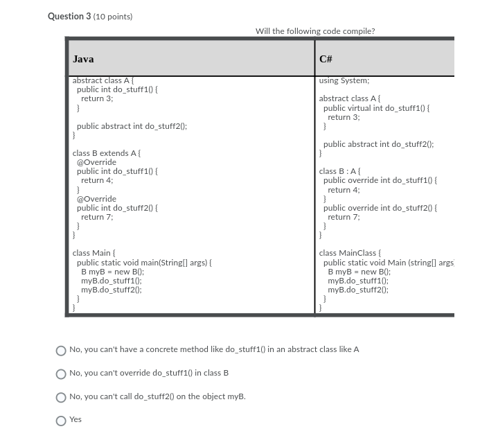 Solved Java C# using System; interface IA public void