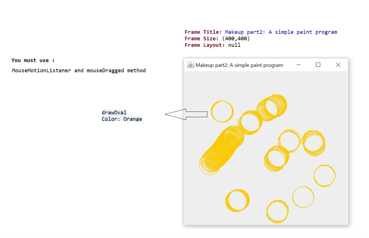 Solved Frame Title: Makeup part2: A simple paint program | Chegg.com