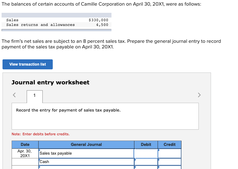 Solved The balances of certain accounts of Camille | Chegg.com