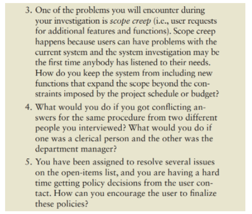 Solved 3. One of the problems you will encounter during your | Chegg.com