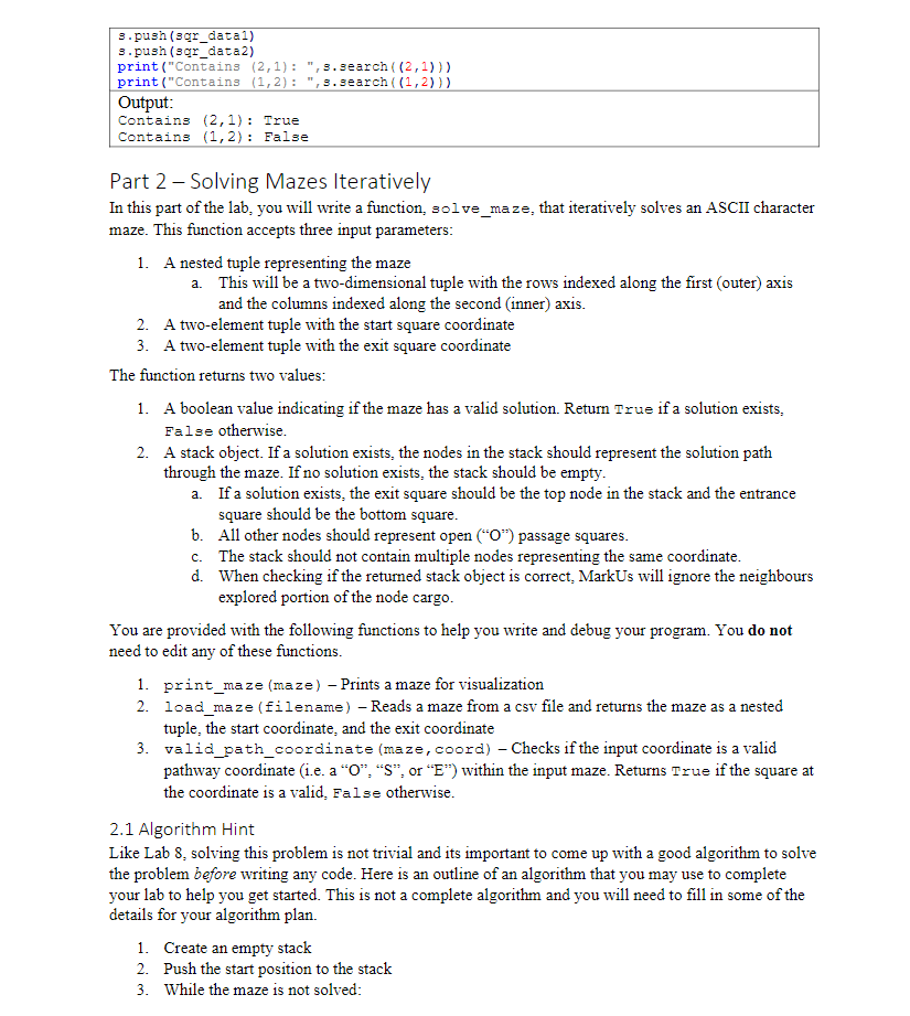 Problem This week you write a program to solve the | Chegg.com