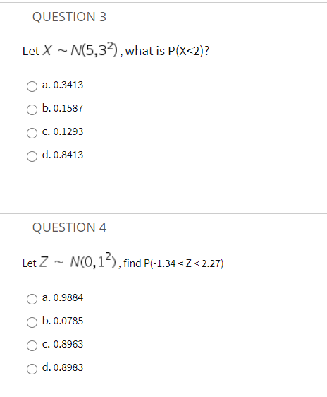 Solved QUESTION 2 Let the random variable X, have the | Chegg.com