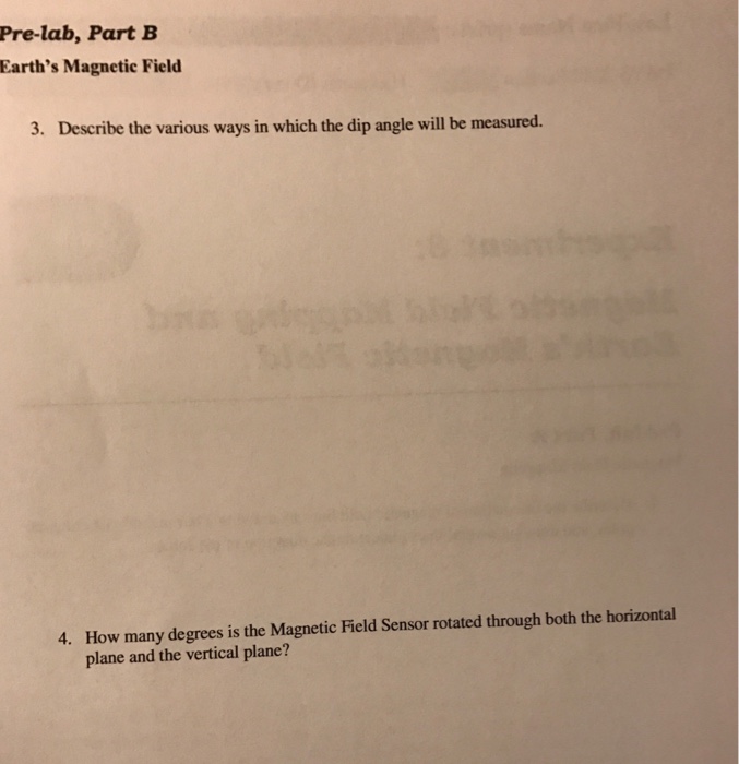 Solved Prelab, Part A Field Mapping l. Describe
