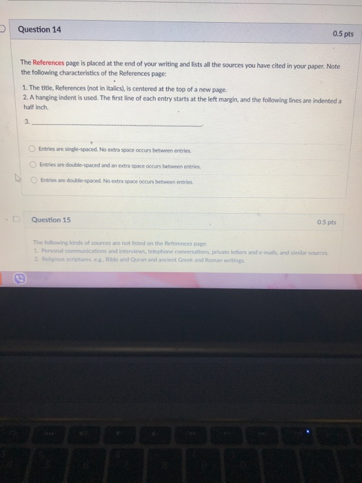Solved A paper written APA format is Single spaced between