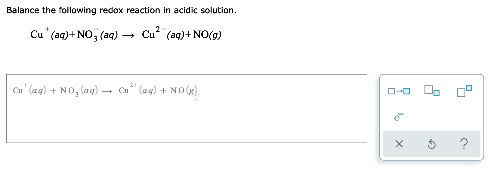 solved-balance-the-following-redox-reaction-in-acidic-chegg