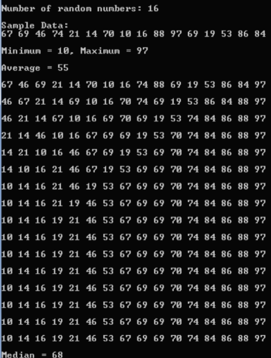 Solved Writing in a Java program, create an array with | Chegg.com