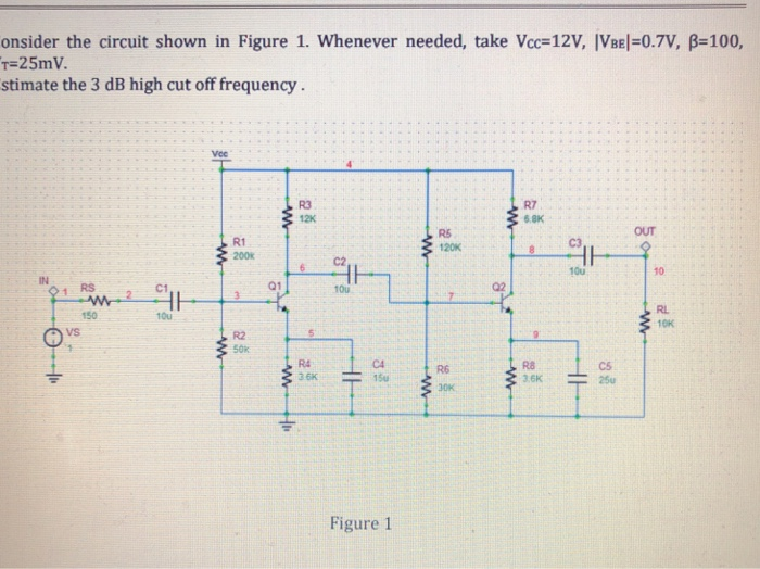Solved Cpi is 20 pF Find Rpi and Ru for each | Chegg.com