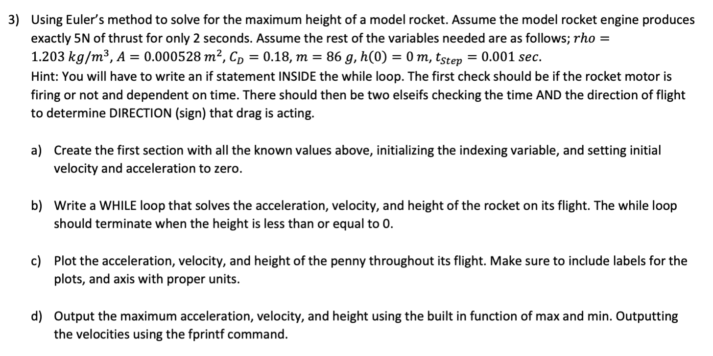 solved-using-euler-s-method-to-solve-for-the-maximum-height-chegg