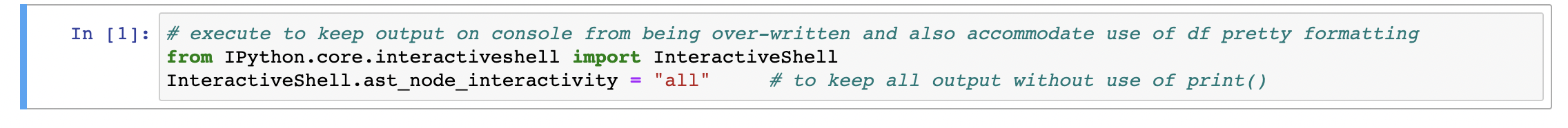 Solved In [1]: # execute to keep output on console from | Chegg.com