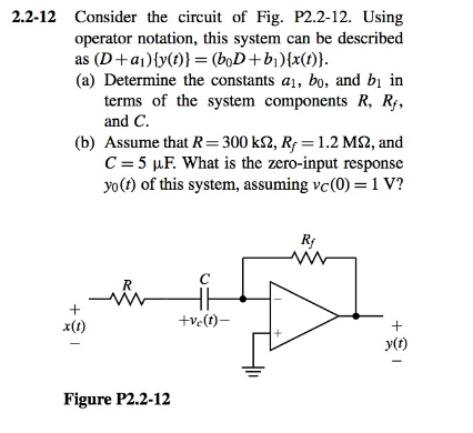 Solved 2.2-12 Consider the circuit of Fig. P2.2-12. Using | Chegg.com
