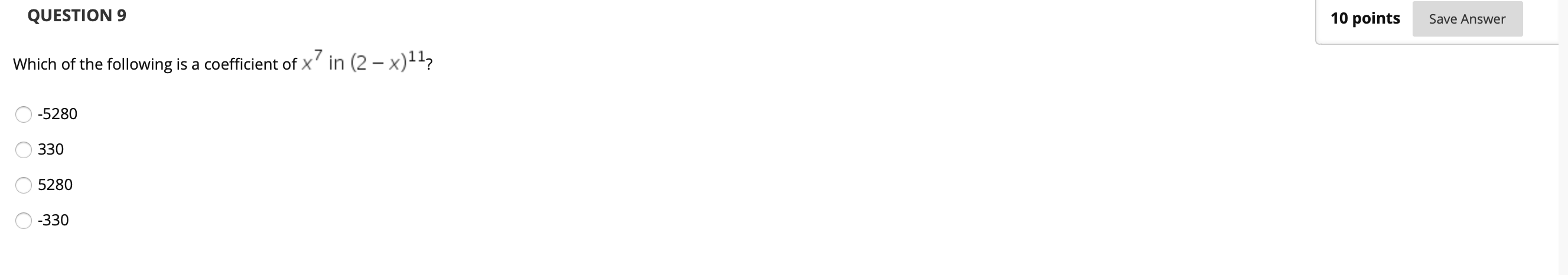 Solved QUESTION 7 10 points Save Answer How many | Chegg.com