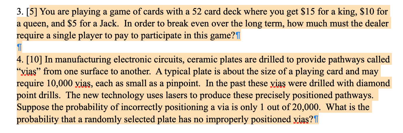 Solved I NEED 3 AND 4 PLEASE | Chegg.com