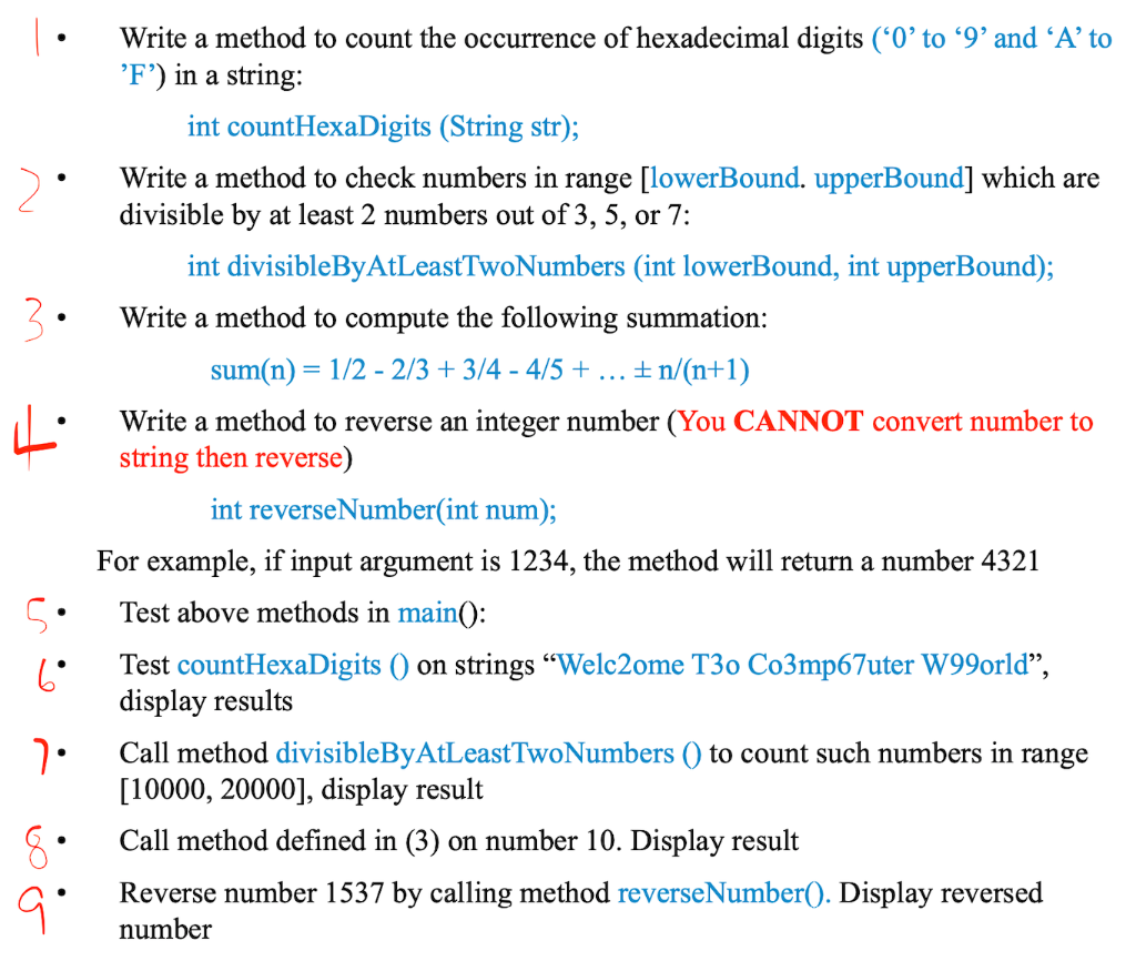 Solved Meant to be written in Java 14.0. I only need | Chegg.com