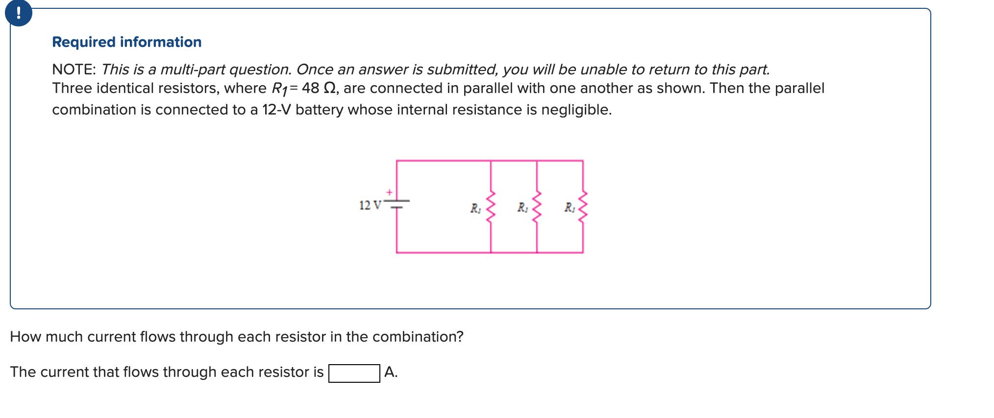 Solved Required information NOTE: This is a multi-part | Chegg.com