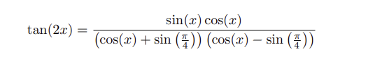 Solved a.Using the trigonometric identities you know and | Chegg.com