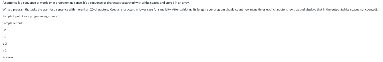 Solved A sentence is a sequence of words or in programming | Chegg.com
