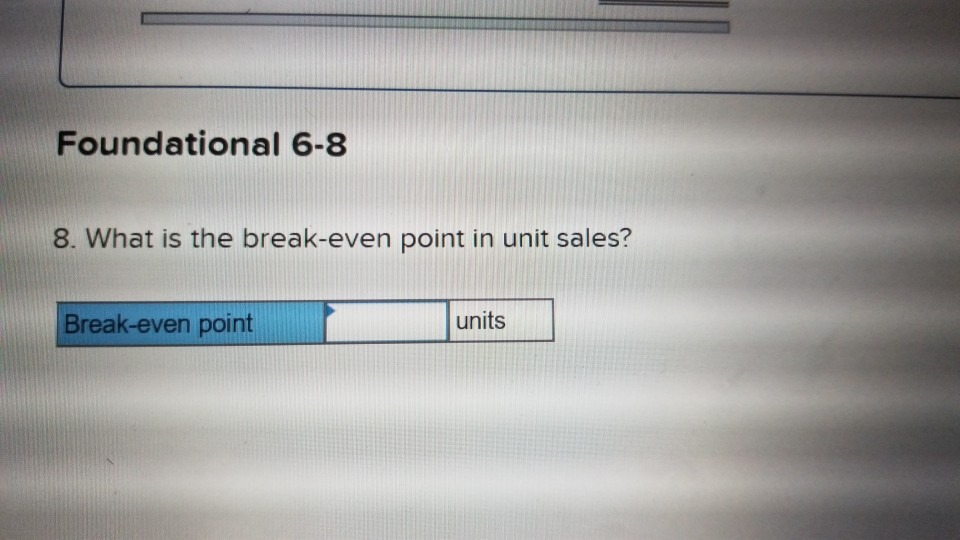 Solved Required information The Foundational 15 (LO6-1