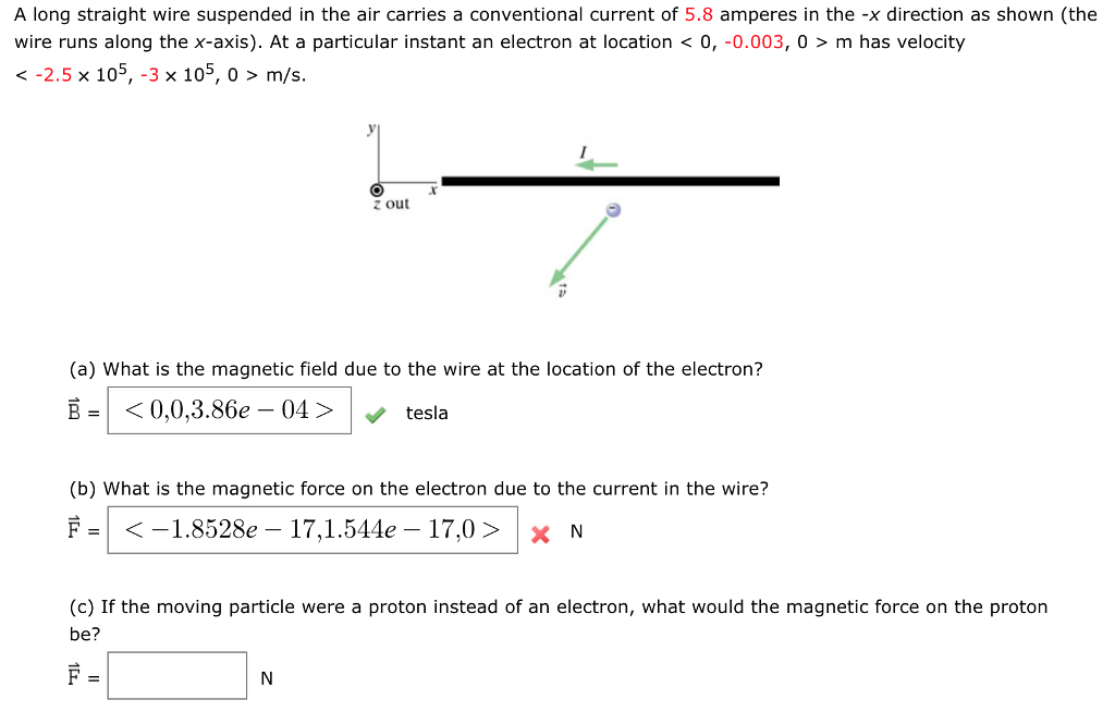 A Very Long Straight Wire Carries A Current I Solved A long straight wire suspended in the air carries a | Chegg.com