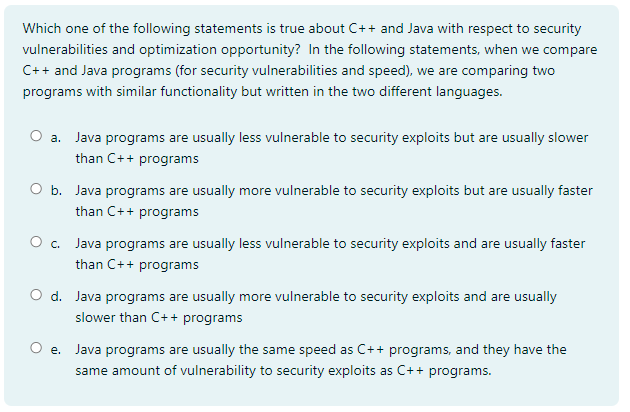 Which of the following programming constructs are not | Chegg.com
