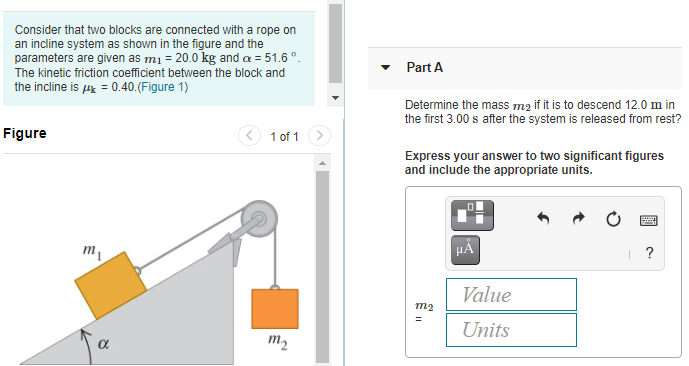 Solved Consider that two blocks are connected with a rope on | Chegg.com