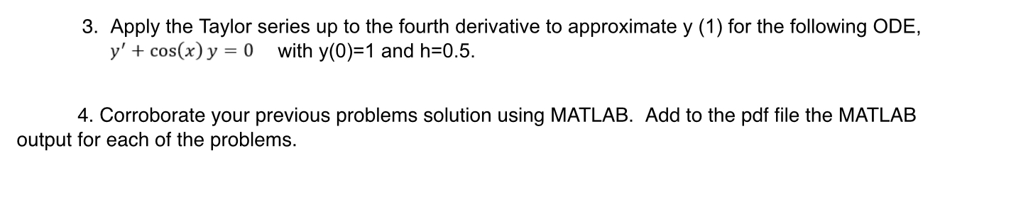 Solved Please show me how to make a script for MATLAB as | Chegg.com
